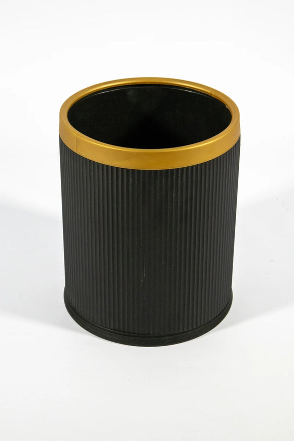 Decorative Bin 12L – Black & Gold - image 01