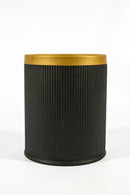 Decorative Bin 12L – Black & Gold - image 02