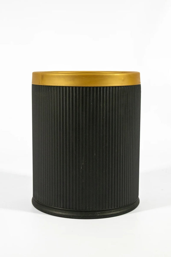 Decorative Bin 12L – Black & Gold - image 02