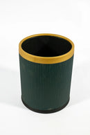 Decorative Bin 12L – Green & Gold - image 01