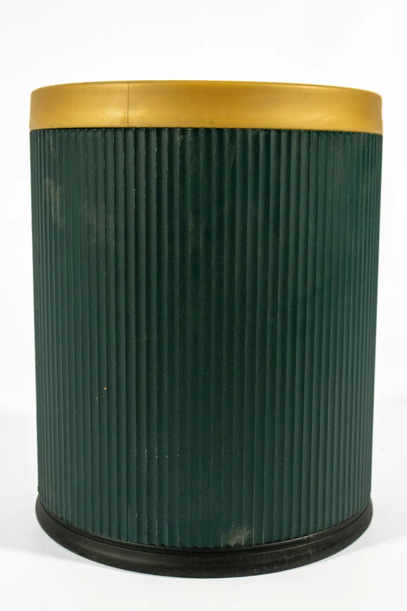 Decorative Bin 12L – Green & Gold - image 02