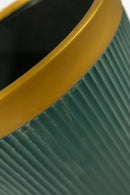Decorative Bin 12L – Green & Gold - image 03