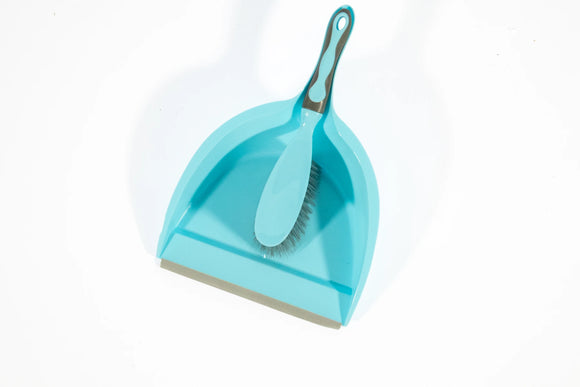 Standard Dustpan & Brush Set – Blue - image 01