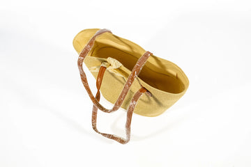 Sisal-Style Bag with Lace – Off White - image 01
