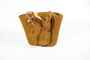 Sisal-Style Bag with Lace – Beige - image 02