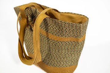 Small Woven Bow Bag – Beige - image 02