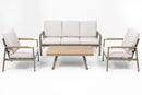 Lara Patio Set – 4-Piece, Dune & Off White - image 01