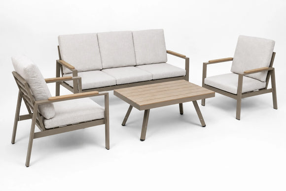 Lara Patio Set – 4-Piece, Dune & Off White - image 02