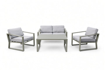 Pluto Patio Set – 4-Piece, Grey - image 01