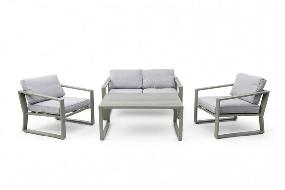 Pluto Patio Set – 4-Piece, Grey - image 01