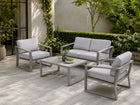 Pluto Patio Set – 4-Piece, Grey - image 01