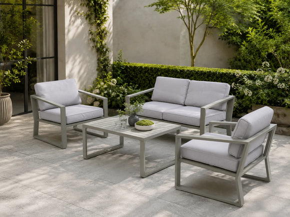 Pluto Patio Set – 4-Piece, Grey - image 01