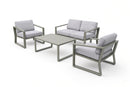 Pluto Patio Set – 4-Piece, Grey - image 02