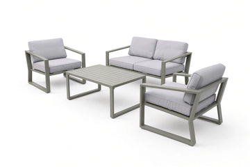 Pluto Patio Set – 4-Piece, Grey - image 02