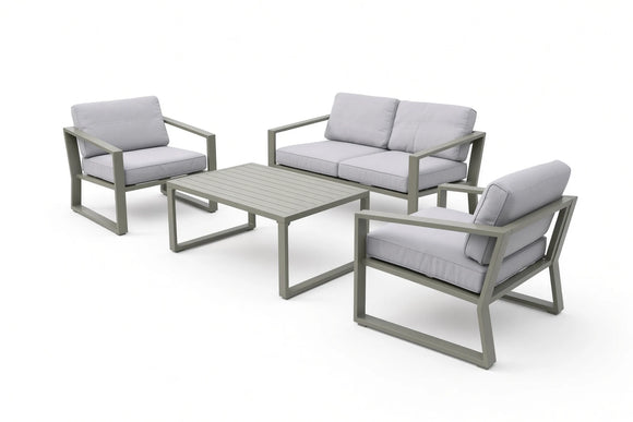 Pluto Patio Set – 4-Piece, Grey - image 02
