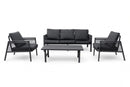 Zara Patio Set – 4-Piece, Grey - image 01