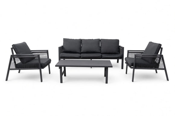 Zara Patio Set – 4-Piece, Grey - image 01