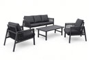 Zara Patio Set – 4-Piece, Grey - image 02