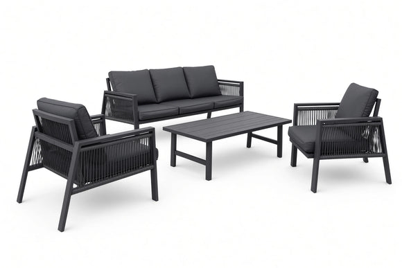 Zara Patio Set – 4-Piece, Grey - image 02