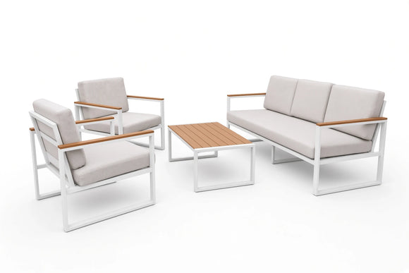 Amy Patio Set – 4-Piece, White - image 02