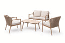 Mauritius Patio Set – 4-Piece, Taupe & Off White - image 02