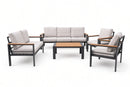 George Patio Set – 5-Piece, Grey & Off White - image 01