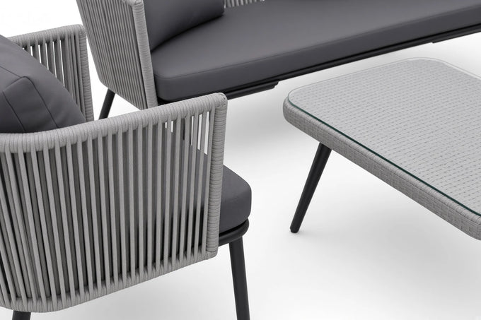 Bora Bora Patio Set – 4-Piece, Taupe & Grey - image 03
