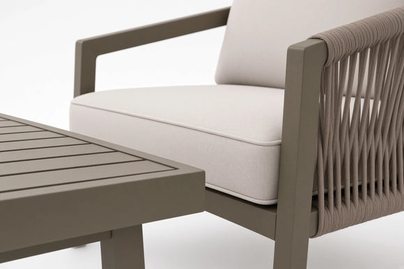 St Helena Patio Set – 4-Piece, Taupe & Beige - image 03