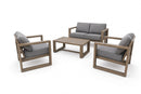 Balito Patio Set – 4-Piece, Taupe & Grey - image 01