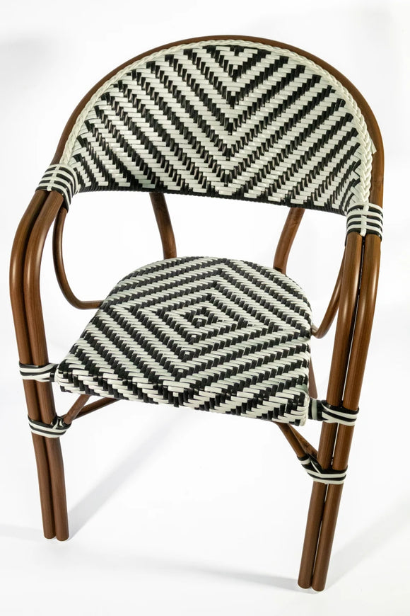 Afriq Chair – White & Black - image 01