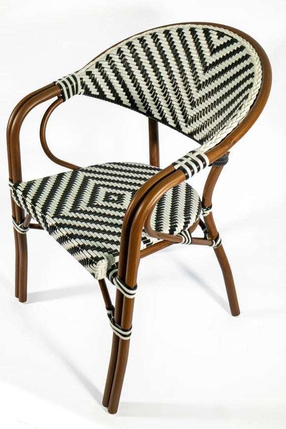 Afriq Chair – White & Black - image 02