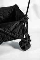 Large-Wheel Foldable Trolley with Cover – Black - image 02