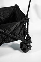 Large-Wheel Foldable Trolley with Cover – Black - image 02