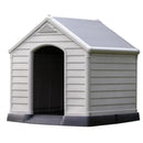Keter Dog House Stone Grey-1