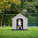 Keter Dog House Stone Grey-4