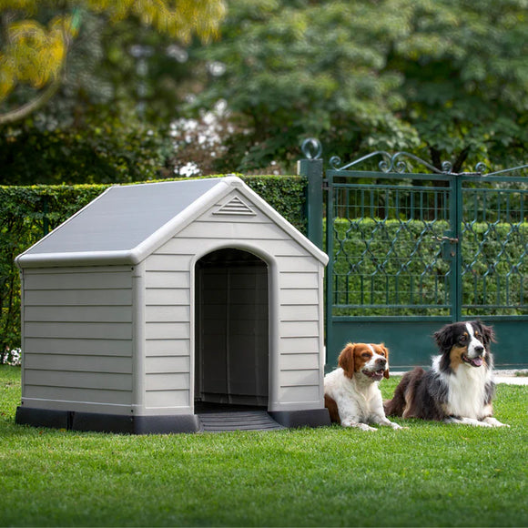 Keter Dog House Stone Grey