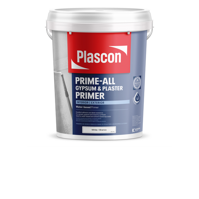 Plascon Prime-All Gypsum&Plaster Primer White 20L