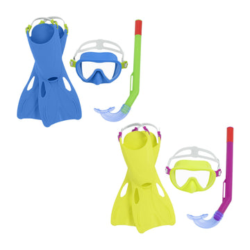 image of Bestway Hydro-Swim Lil' Flapper Snorkel Set 3Yrs+