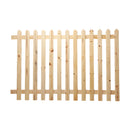 CTM Wooden Picket Fencing 1800 x 1200 x 16 Untreated - image 01