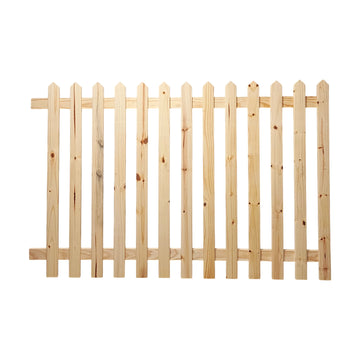 CTM Wooden Picket Fencing 1800 x 1200 x 16 Untreated - image 01