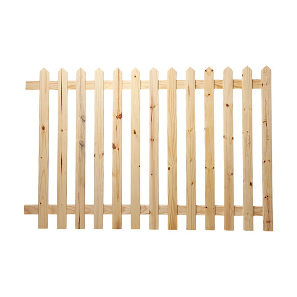 CTM Wooden Picket Fencing 1800 x 1200 x 16 Untreated - image 01