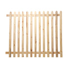 CTM Wooden Picket Fencing 1800 x 1500 x 16 Untreated - image 01
