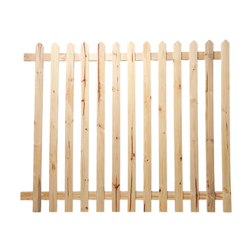 CTM Wooden Picket Fencing 1800 x 1500 x 16 Untreated - image 01