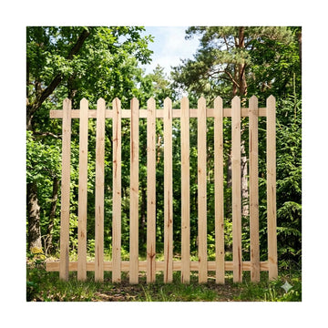 CTM Wooden Picket Fencing 1800 x 1500 x 16 Untreated - image 02