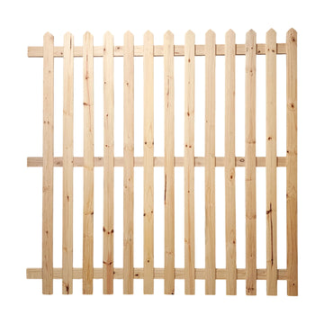 CTM Wooden Picket Fencing 1800 x 1800 x 16 Untreated - image 01