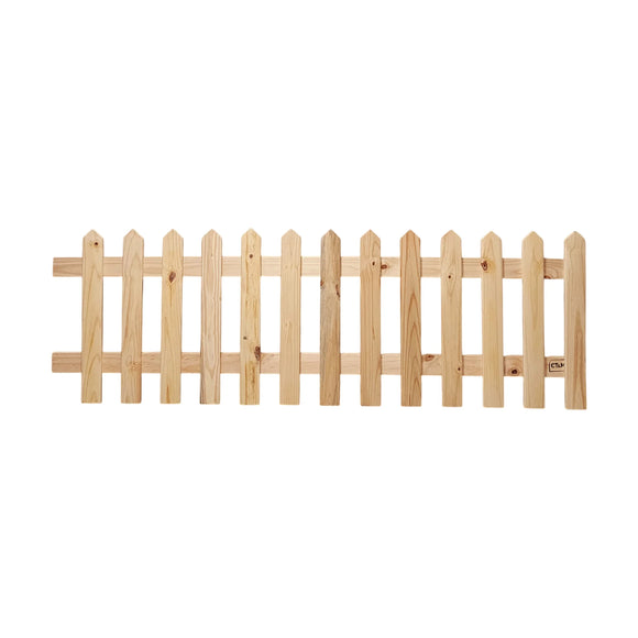 CTM Wooden Picket Fencing 1800 x 600 x 16 Untreated - image 01