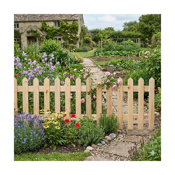 CTM Wooden Picket Fencing 1800 x 600 x 16 Untreated - image 02