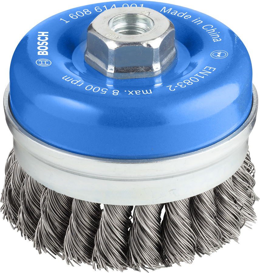 PRO Metal heavy Cup Brush, 90 x 0.5 mm, Thread