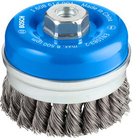 PRO Metal heavy Cup Brush, 90 x 0.5 mm, Thread