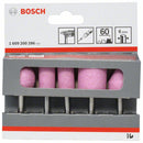 Grinding stone set, 15-25 mm diameters, 60 grit, 5 different shapes-2